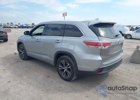 2016 Toyota Highlander Xle V6 z USA, uszkodzony, nr VIN 5TDKKRFH1GS505251